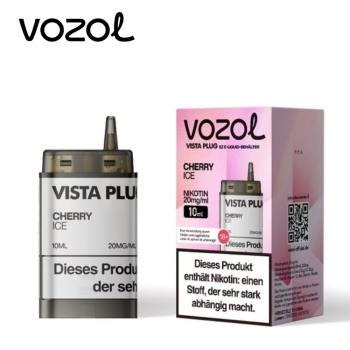 Vozol Vista Plug Ez - Cherry Ice - Pods 20mg